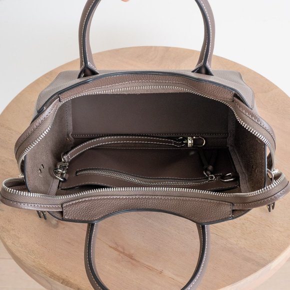 Lilly Satchel in Wood Berry by AALLYN - Picture 4 of 11